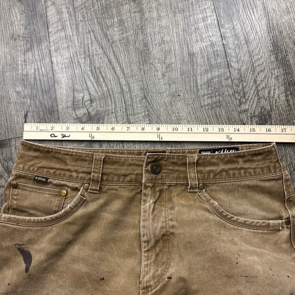 Kuhl Rydr Paint Splatter Distressed Work Hiking Pants Sz 32x29 - Picture 3 of 15
